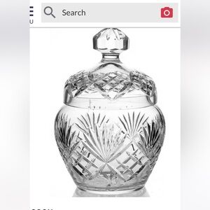 Vintage Essex Blown Glass Biscuit Jar